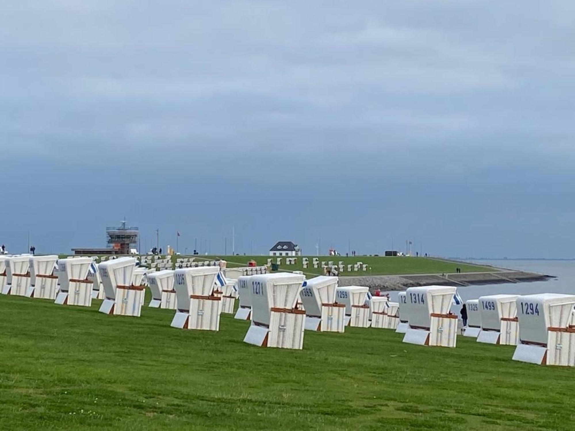 Strandkorb Buesum Exklusiv,Hafennaehe Exterior photo